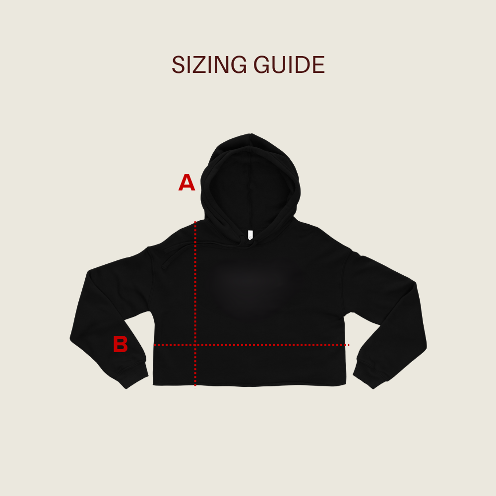 In Every Life Minimal Cropped Hoodie