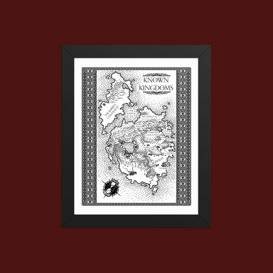 Framed Kingdom of Lies Map