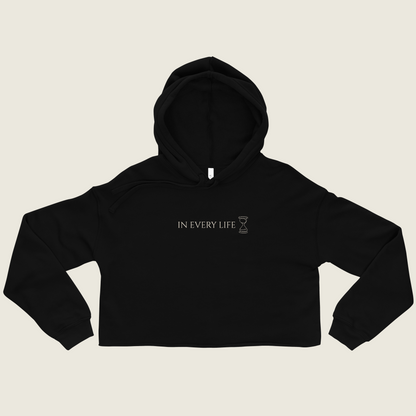 In Every Life Minimal Cropped Hoodie